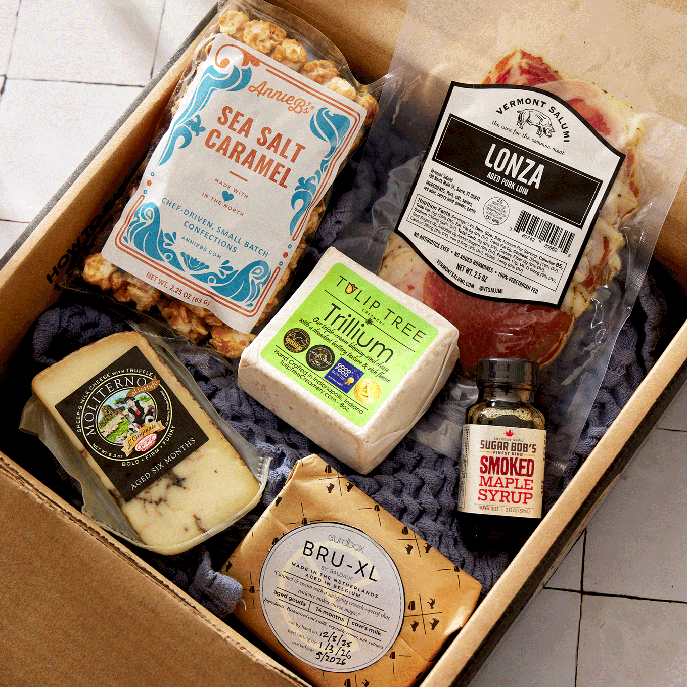 Curdbox - Monthly cheese and pairings subscription box